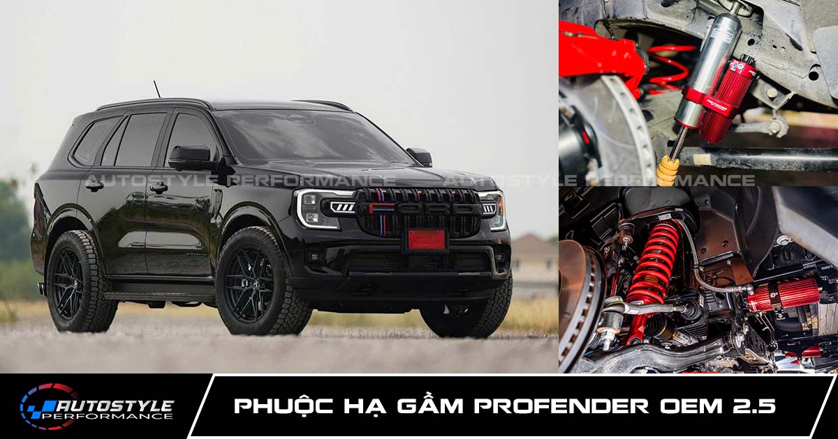 Profender OEM 2.5 Phuộc Hạ Gầm Chuẩn Kỹ Thuật Zin Cho Ford Next Gen