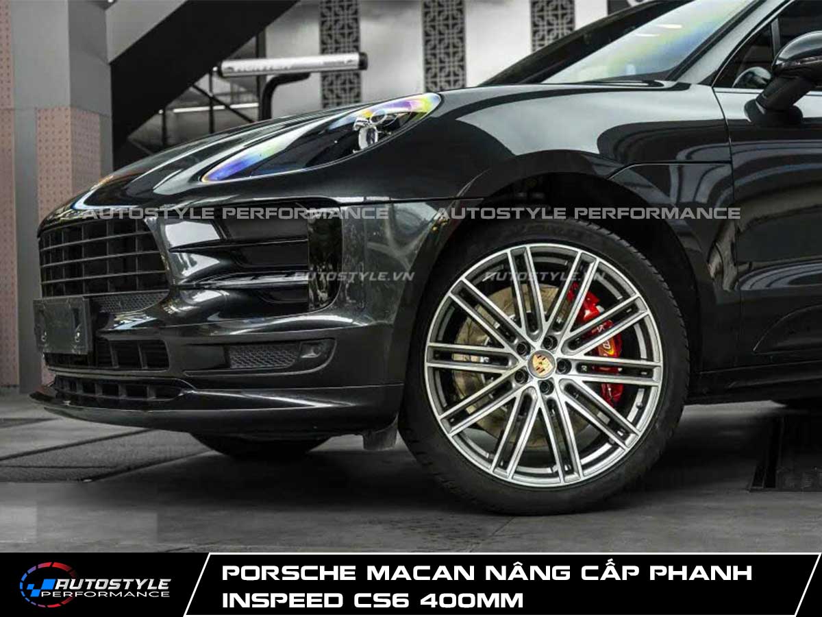 Chi Tiết Porsche Macan Nâng Cấp Phanh Inspeed CS6