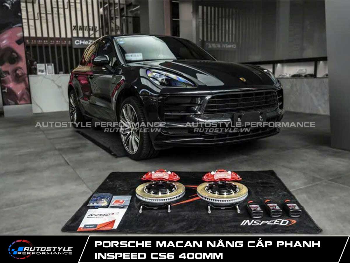 Chi Tiết Porsche Macan Nâng Cấp Phanh Inspeed CS6