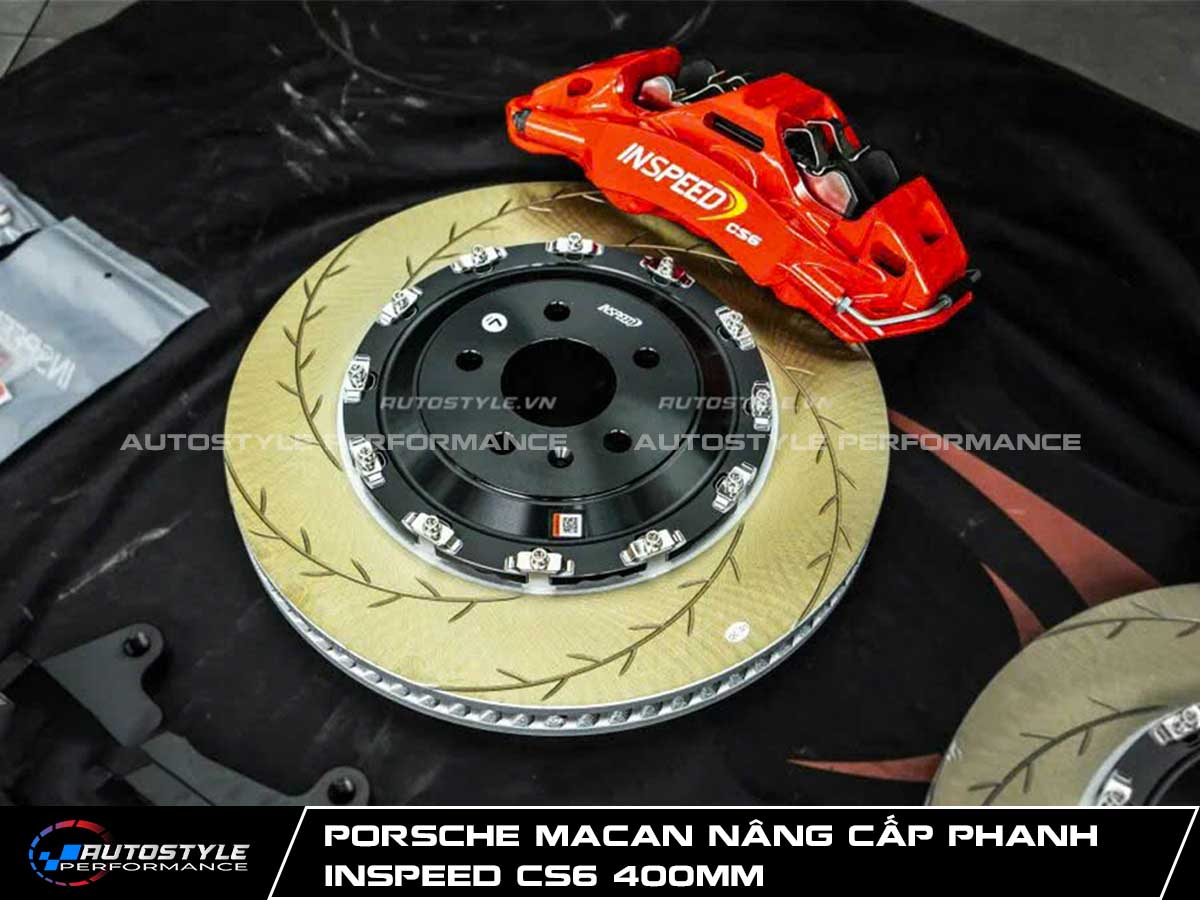 Chi Tiết Porsche Macan Nâng Cấp Phanh Inspeed CS6
