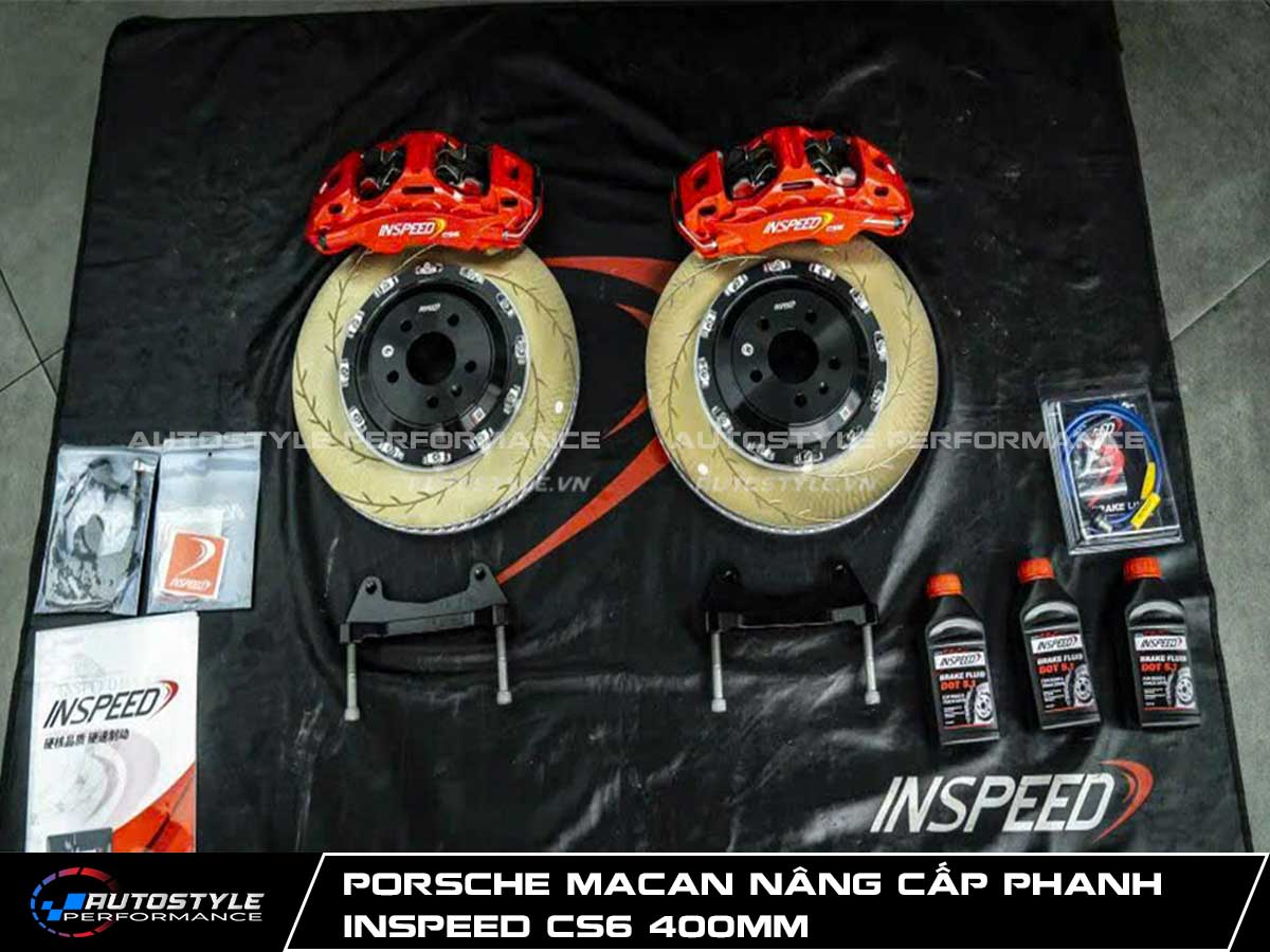 Chi Tiết Porsche Macan Nâng Cấp Phanh Inspeed CS6