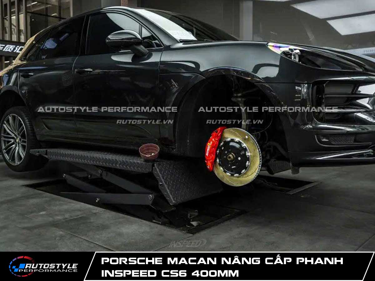 Chi Tiết Porsche Macan Nâng Cấp Phanh Inspeed CS6