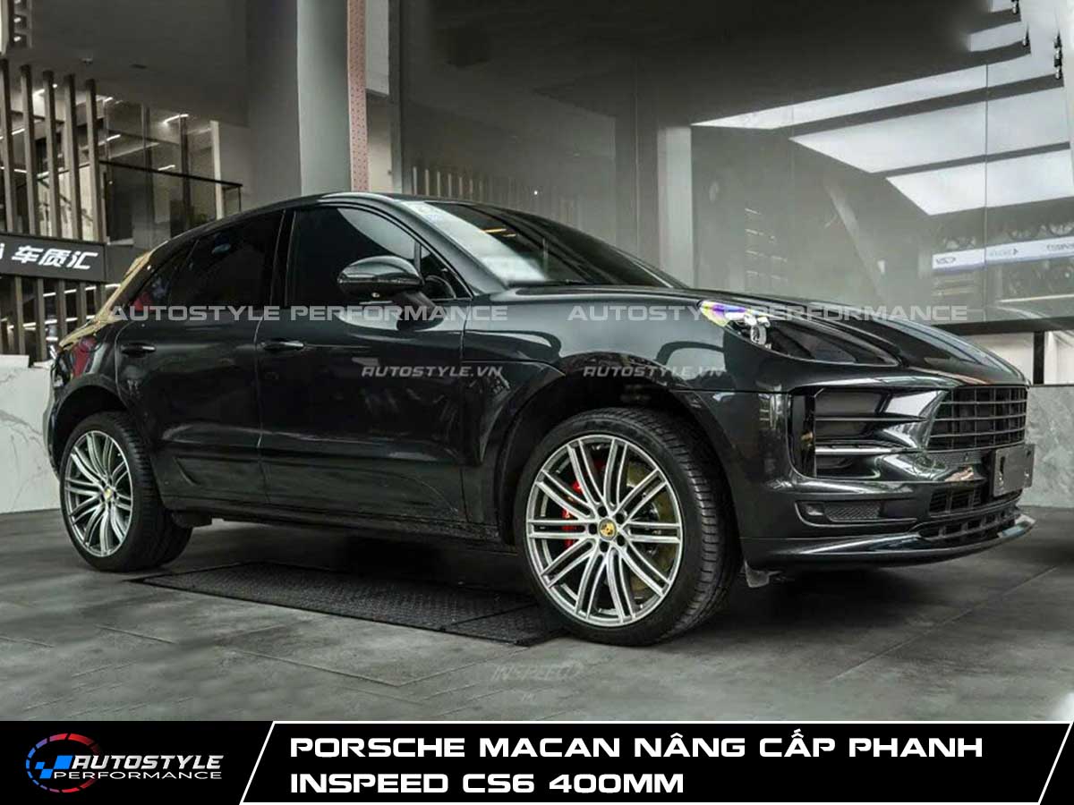 Chi Tiết Porsche Macan Nâng Cấp Phanh Inspeed CS6