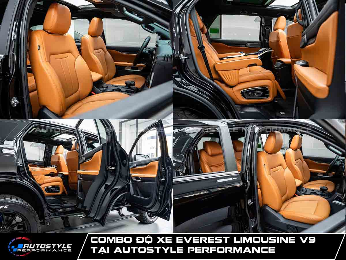 Combo Độ Xe Everest Limousine V9 Tại AutoStyle Performance
