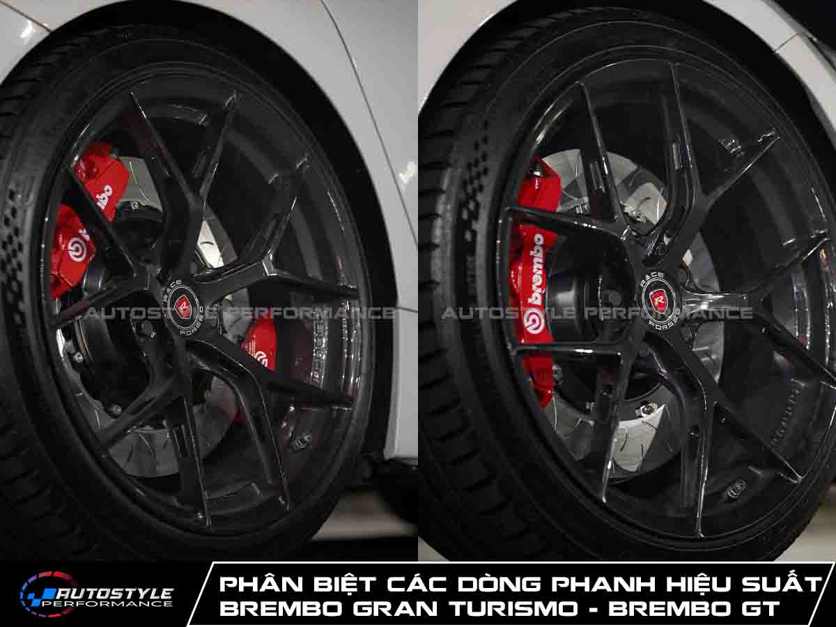 Phân Biệt Các dòng phanh Brembo hiệu suất cao Brembo GT GTS GTR