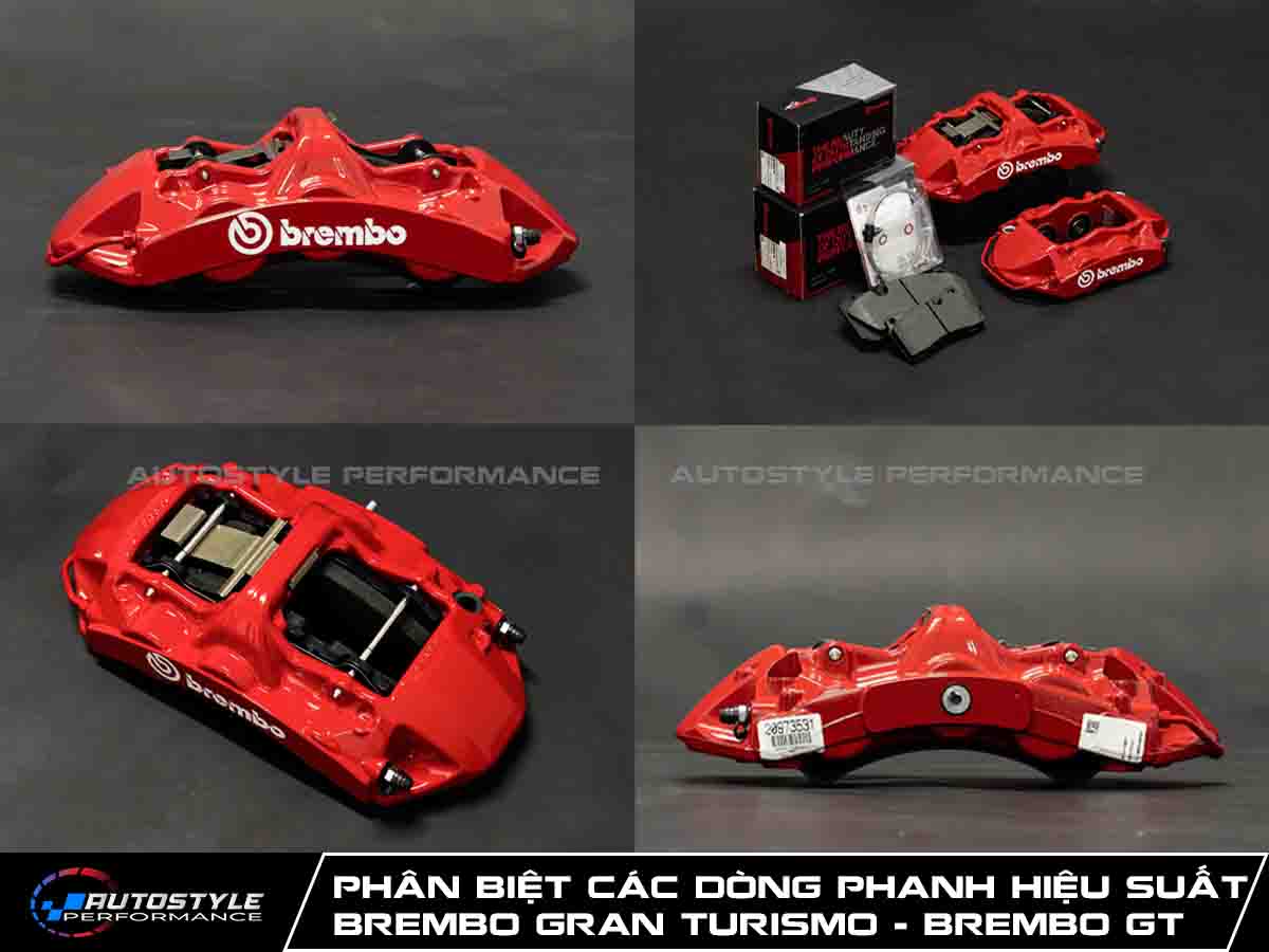 Phân Biệt Các dòng phanh Brembo hiệu suất cao Brembo GT GTS GTR