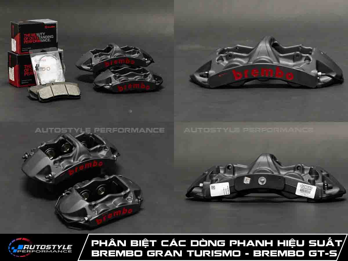 Phân Biệt Các dòng phanh Brembo hiệu suất cao Brembo GT GTS GTR