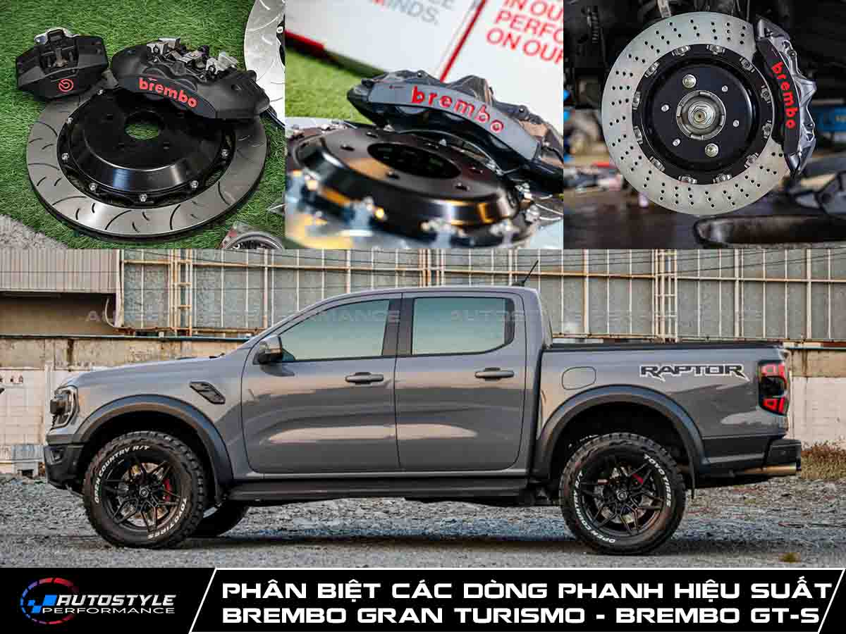 Phân Biệt Các dòng phanh Brembo hiệu suất cao Brembo GT GTS GTR