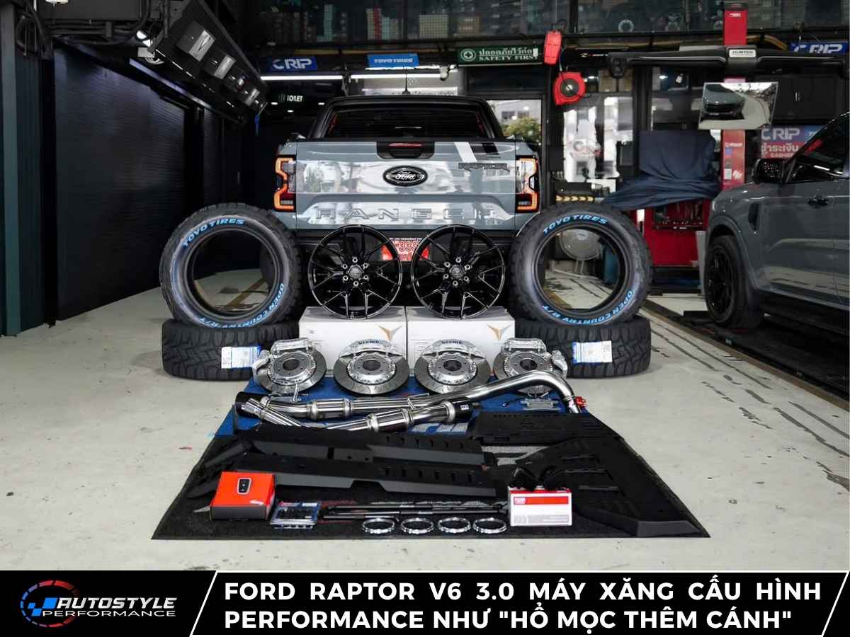 Ford Raptor V6 3.0 Máy Xăng Cấu Hình Performance Như “Hổ Mọc Thêm Cánh”