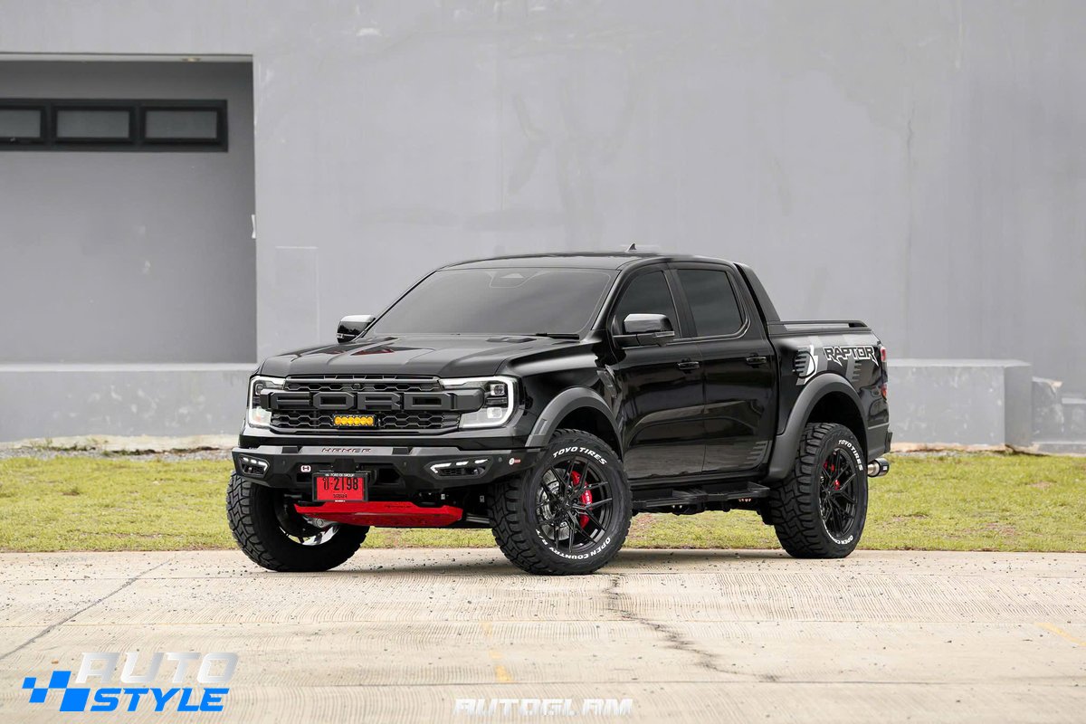 Cấu Hình Raptor V6 3.0L Màu Đen: Hết Nỗi Lo Phanh Nhão Với Brembo 19Z, Mâm 20 Inch Và Giáp Hamer
