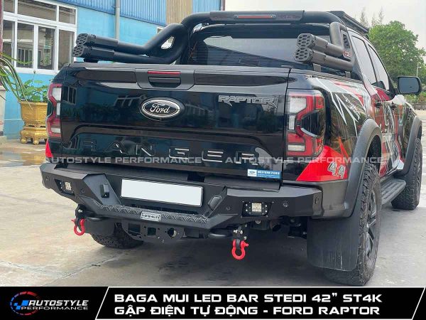 Baga Mui LED Bar Stedi 42” ST4K Tích Hợp Cơ Cấu Gập Điện Tự Động Cho Ford Raptor