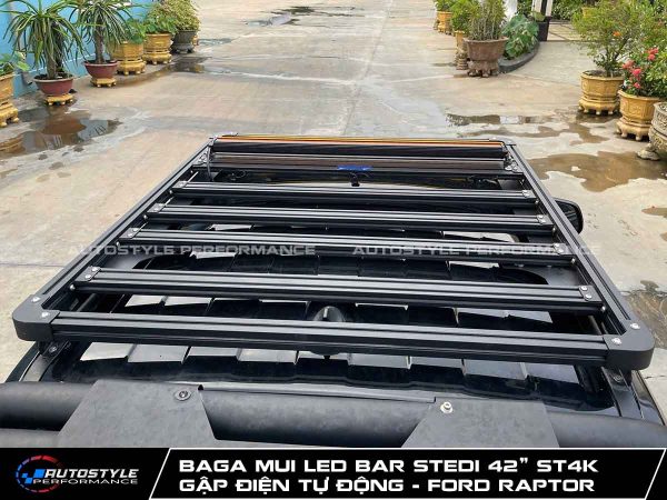 Baga Mui LED Bar Stedi 42” ST4K Tích Hợp Cơ Cấu Gập Điện Tự Động Cho Ford Raptor