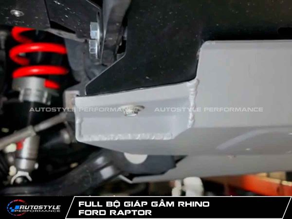 Giáp Gầm Rhino Full 5 Tấm Nhôm hợp Kim 5 mm Bảo Vệ Gầm Toàn Diện Ford Raptor
