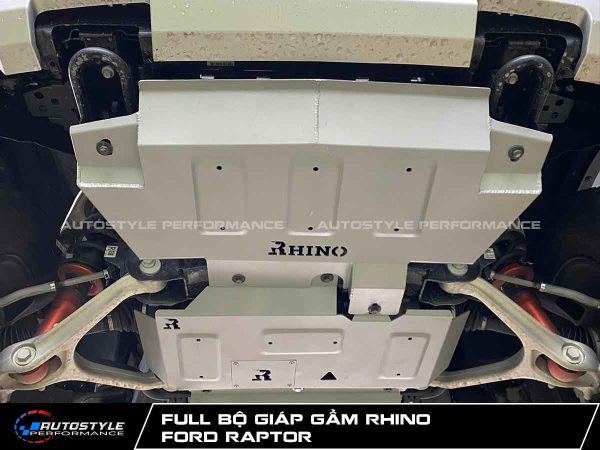 Giáp Gầm Rhino Full 5 Tấm Nhôm hợp Kim 5 mm Bảo Vệ Gầm Toàn Diện Ford Raptor