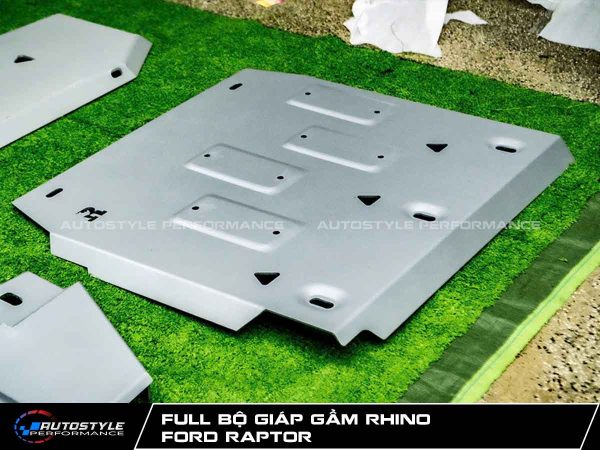 Giáp Gầm Rhino Full 5 Tấm Nhôm hợp Kim 5 mm Bảo Vệ Gầm Toàn Diện Ford Raptor