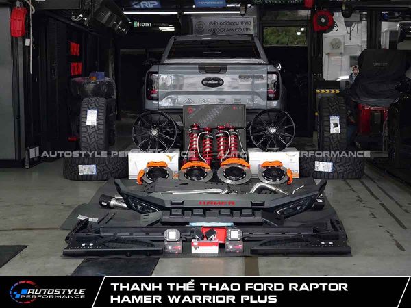Hamer Warrior Plus Thanh Thể Thao tích hợp sẵn Đèn LED Cho Ford Raptor