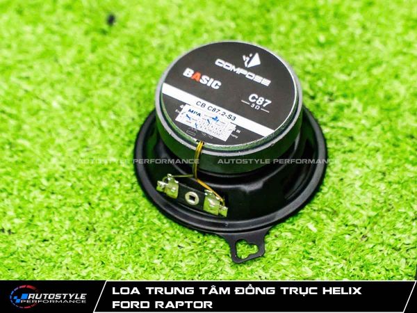 Loa Trung Tâm Đồng Trục Helix Nâng Cấp “Xương Sống” Âm Thanh Cho Ford Raptor