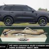 Pô Everest HKS Legamax Đuôi Carbon Đơn Thân Pô Thép Không Gỉ SUS304