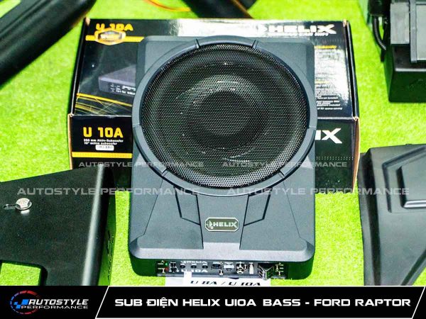 Sub Điện Helix U10A Bass Mạnh, Sâu, Chuẩn Đức Cho Ford Raptor