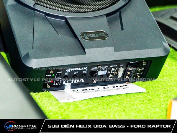 Sub Điện Helix U10A Bass Mạnh, Sâu, Chuẩn Đức Cho Ford Raptor