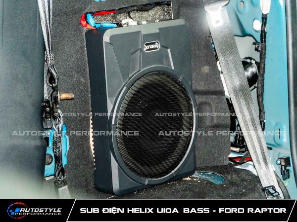Sub Điện Helix U10A Bass Mạnh, Sâu, Chuẩn Đức Cho Ford Raptor