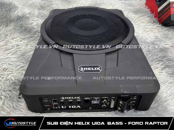 Sub Điện Helix U10A Bass Mạnh, Sâu, Chuẩn Đức Cho Ford Raptor