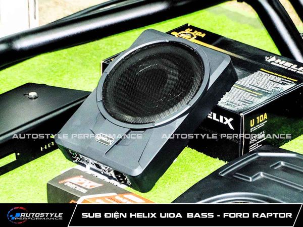 Sub Điện Helix U10A Bass Mạnh, Sâu, Chuẩn Đức Cho Ford Raptor