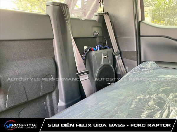 Sub Điện Helix U10A Bass Mạnh, Sâu, Chuẩn Đức Cho Ford Raptor