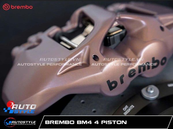 Bộ Phanh Sau Brembo BM4 4 Piston Phân Tích Kỹ Thuật Chi Tiết Bộ Heo Phanh Hiệu Năng Cao