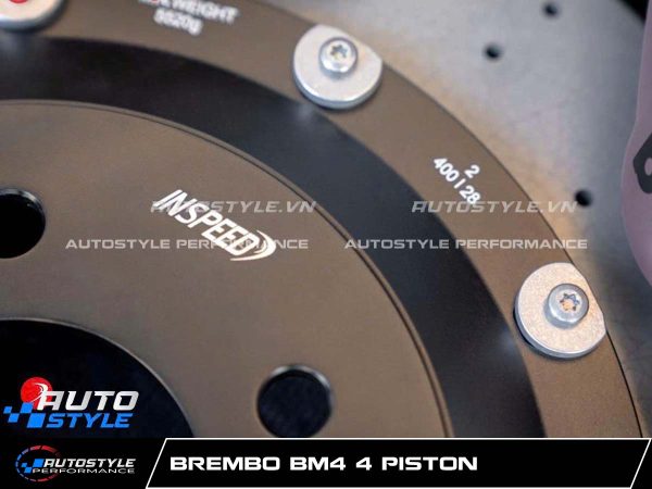 Bộ Phanh Sau Brembo BM4 4 Piston Phân Tích Kỹ Thuật Chi Tiết Bộ Heo Phanh Hiệu Năng Cao