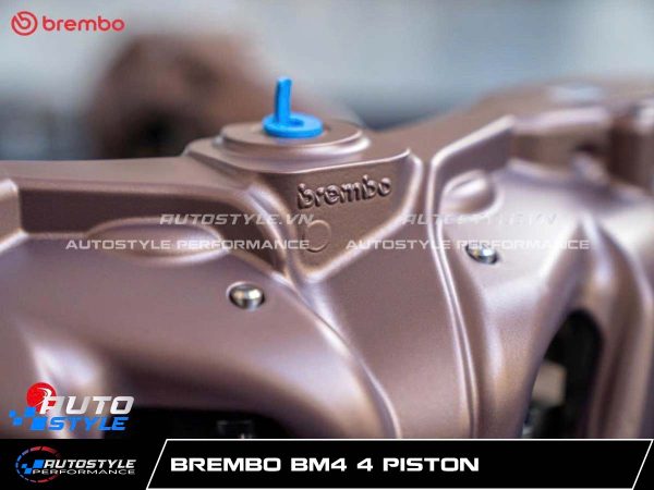 Bộ Phanh Sau Brembo BM4 4 Piston Phân Tích Kỹ Thuật Chi Tiết Bộ Heo Phanh Hiệu Năng Cao