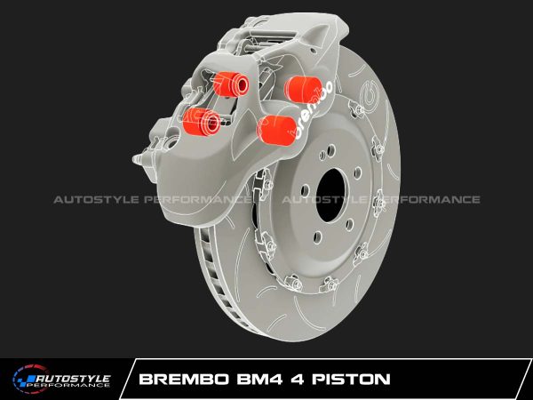 Bộ Phanh Sau Brembo BM4 4 Piston Phân Tích Kỹ Thuật Chi Tiết Bộ Heo Phanh Hiệu Năng Cao
