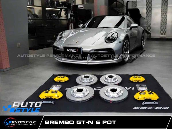 Brembo GT-N 6 Piston Cấu Hình Phanh Trước Hiệu Suất Cao Kết Hợp Cở Đĩa 405×34 Mm