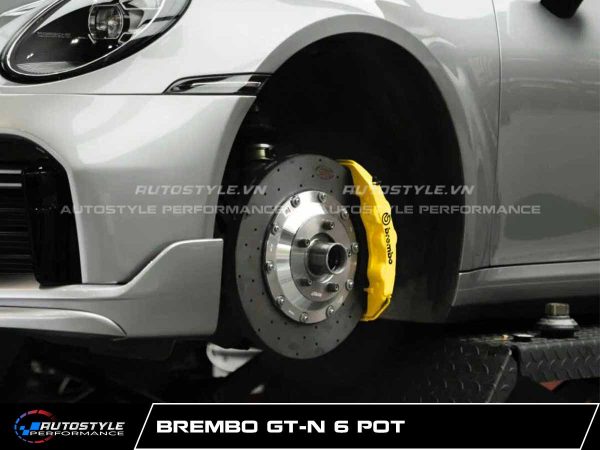 Brembo GT-N 6 Piston Cấu Hình Phanh Trước Hiệu Suất Cao Kết Hợp Cở Đĩa 405×34 Mm