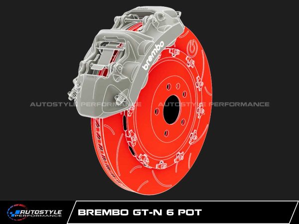Brembo GT-N 6 Piston Cấu Hình Phanh Trước Hiệu Suất Cao Kết Hợp Cở Đĩa 405×34 Mm