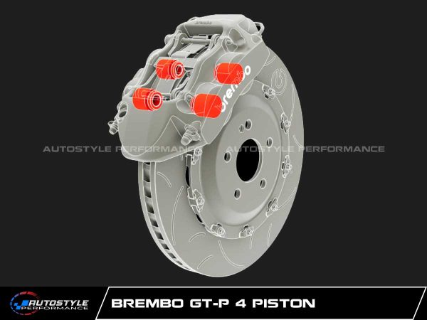 Chi Tiết Kỹ Thuật Heo Phanh Sau Hiệu Suất Brembo GT-P 4 Piston 380×28 Mm
