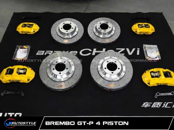 Chi Tiết Kỹ Thuật Heo Phanh Sau Hiệu Suất Brembo GT-P 4 Piston 380×28 Mm