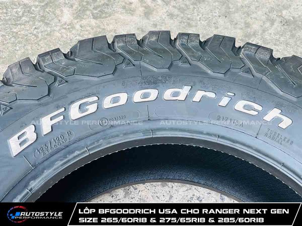 Lốp BFGoodRich USA Cho Ranger Next Gen – Nâng Cấp Chuẩn Offroad
