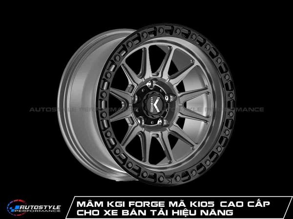 Mâm KG1 Forge Mã K105 Mâm Cao Cấp Cho Xe Bán Tải Hiệu Năng