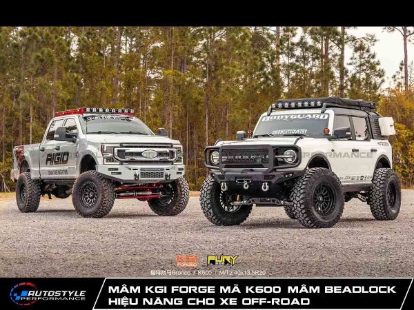 Mâm KG1 Forge Mã K600 Mâm Forged Beadlock Hiệu Năng Cho Xe Off-Road
