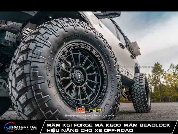 Mâm KG1 Forge Mã K600 Mâm Forged Beadlock Hiệu Năng Cho Xe Off-Road