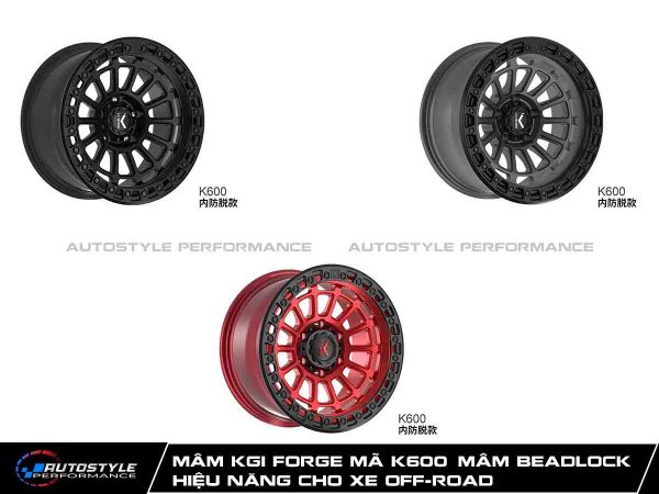 Mâm KG1 Forge Mã K600 Mâm Forged Beadlock Hiệu Năng Cho Xe Off-Road