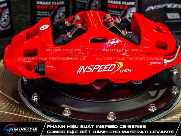 Phanh Hiệu Suất Inspeed CS-SERIES Combo đặc biệt dành cho Maserati Levante