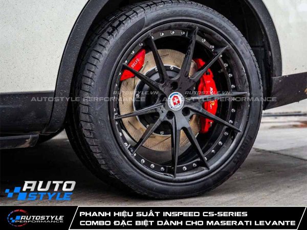 Phanh Hiệu Suất Inspeed CS-SERIES Combo đặc biệt dành cho Maserati Levante