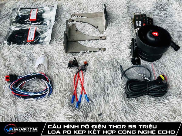 Cấu Hình Pô Điện Thor 55 Triệu Cấu Hình Loa Pô Kép Dual Speaker Kết Hợp Công Nghệ ECHO
