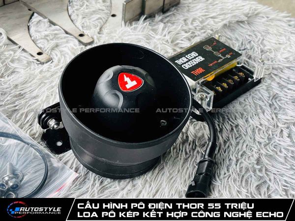 Cấu Hình Pô Điện Thor 55 Triệu Cấu Hình Loa Pô Kép Dual Speaker Kết Hợp Công Nghệ ECHO