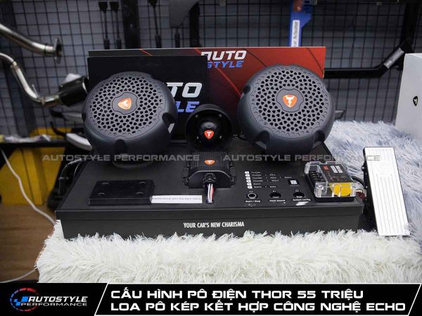 Cấu Hình Pô Điện Thor 55 Triệu Cấu Hình Loa Pô Kép Dual Speaker Kết Hợp Công Nghệ ECHO