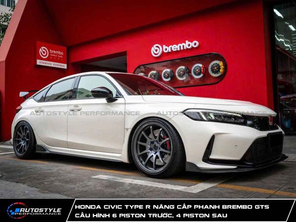 Honda Civic Type R Nâng Cấp Phanh Brembo GTS Chính Hãng