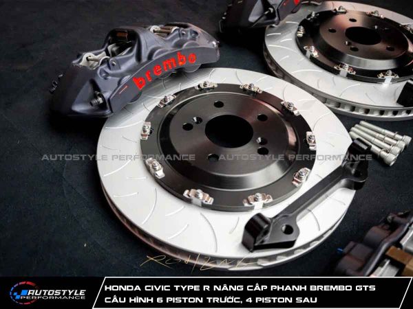 Honda Civic Type R Nâng Cấp Phanh Brembo GTS Chính Hãng