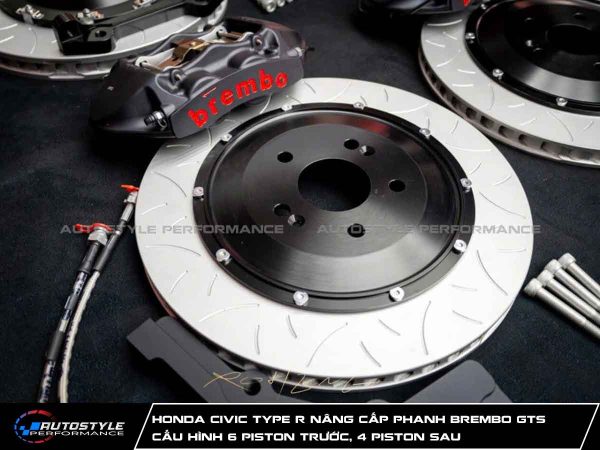 Honda Civic Type R Nâng Cấp Phanh Brembo GTS Chính Hãng